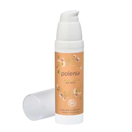 Crème teintée au miel