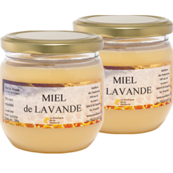 Miel de Lavande, les 2 pots de 500g