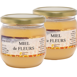 Miel de Fleurs du Sud, les 2 pots de 500g