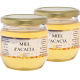 Miel d'Acacia, les 2 pots de 500g