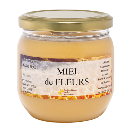 Miel de Fleurs du Sud, le pot de 250g